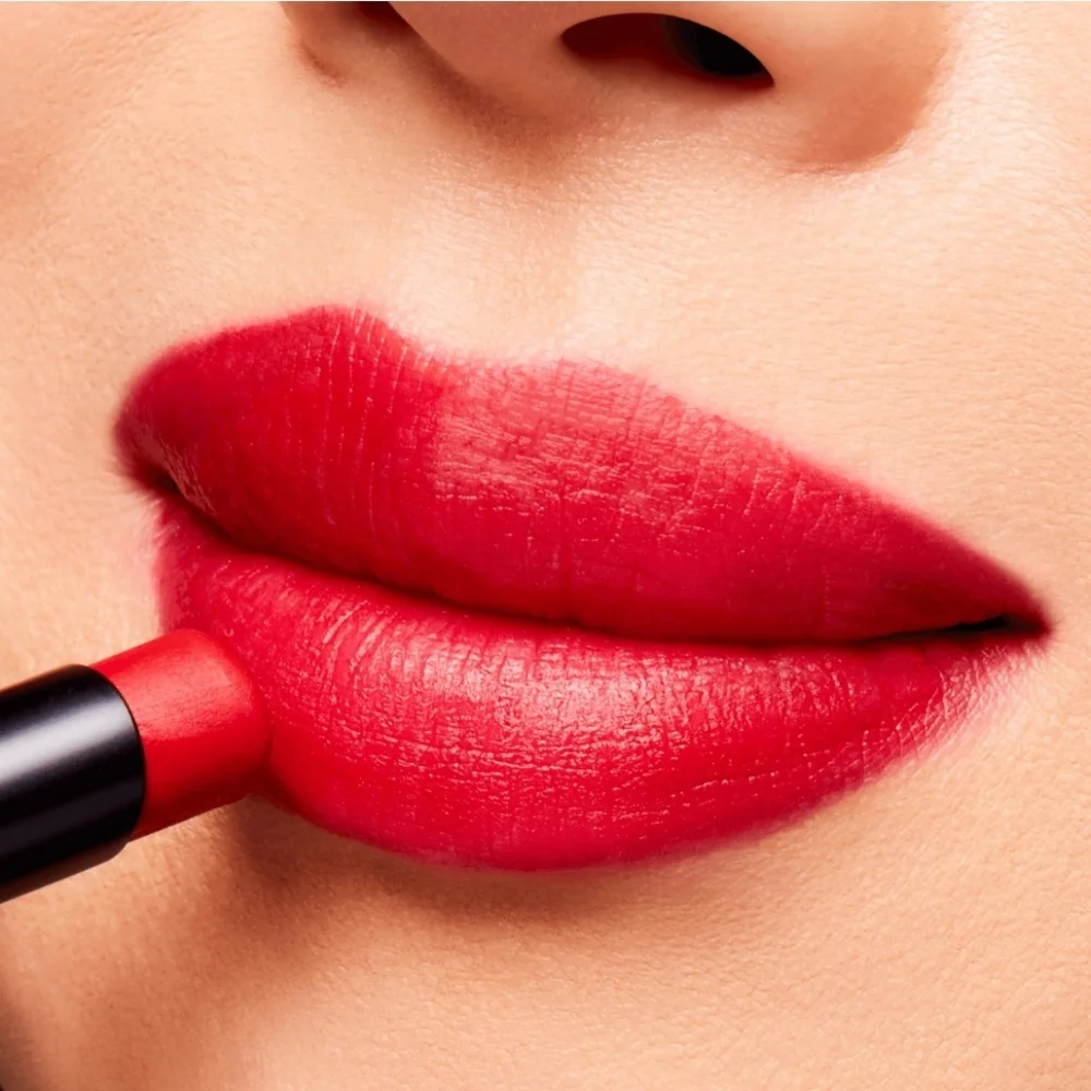 Mac Cosmetics Powder Kiss Velvet Blur Slim Stick Lipstick | Ruby New | Brand New